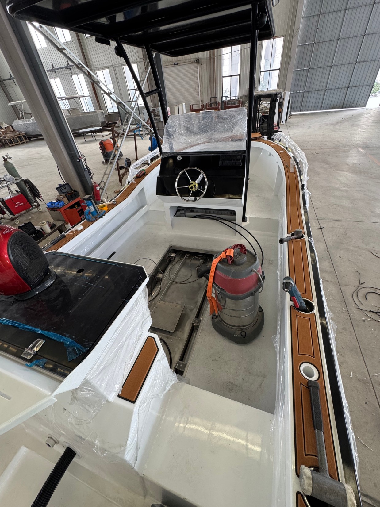 Ninja 18 NZ - Interior installation progress 1